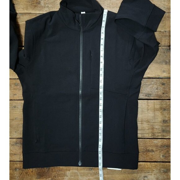 NWT Lululemon Men's Sojourn Windbreaker Jacket Black Medium Water-Repellent - Picture 9 of 12